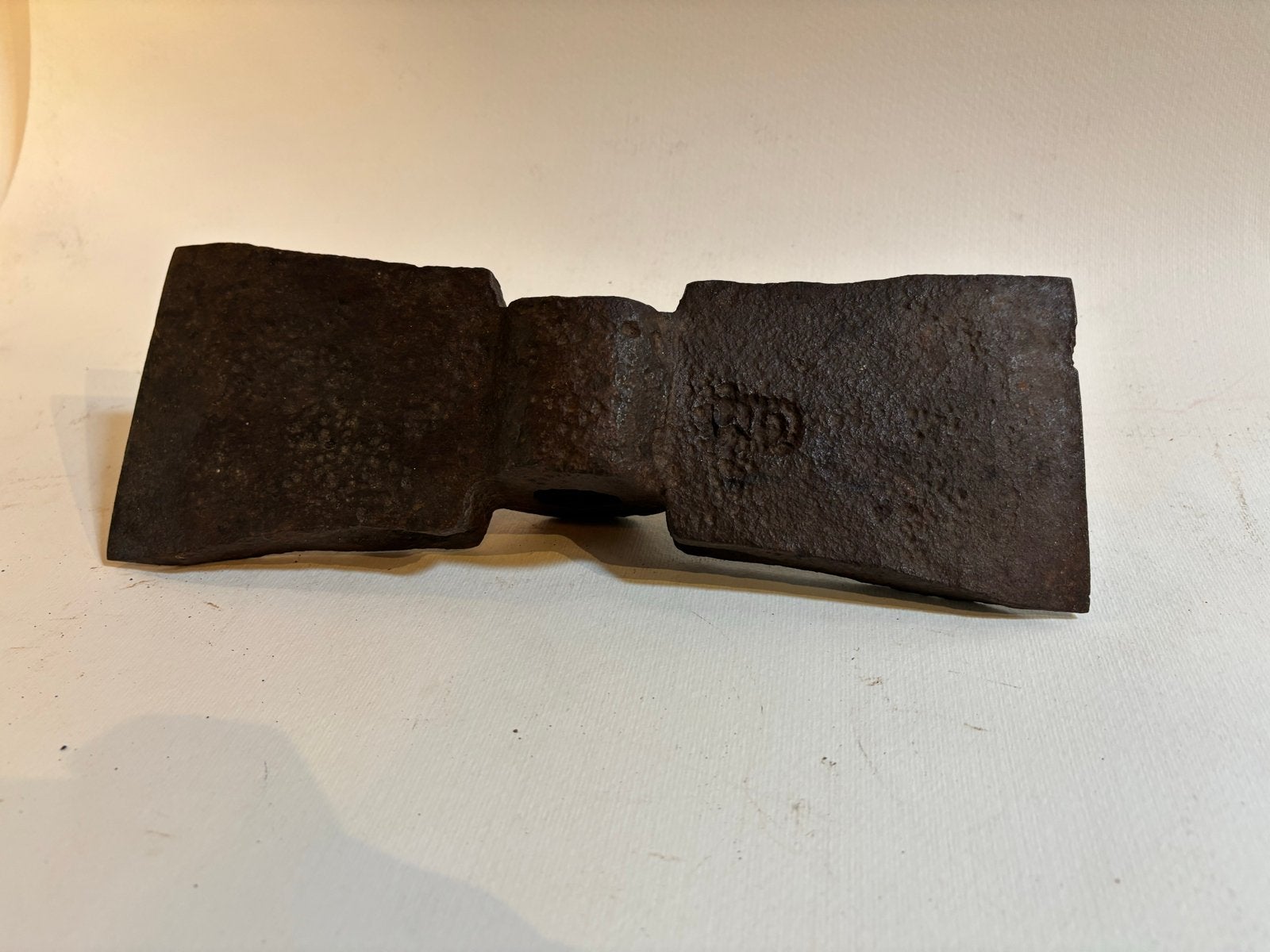 Antieke dubbelzijdige bijlkop - 30 cm, 5 kg, Ophalen of Verzenden