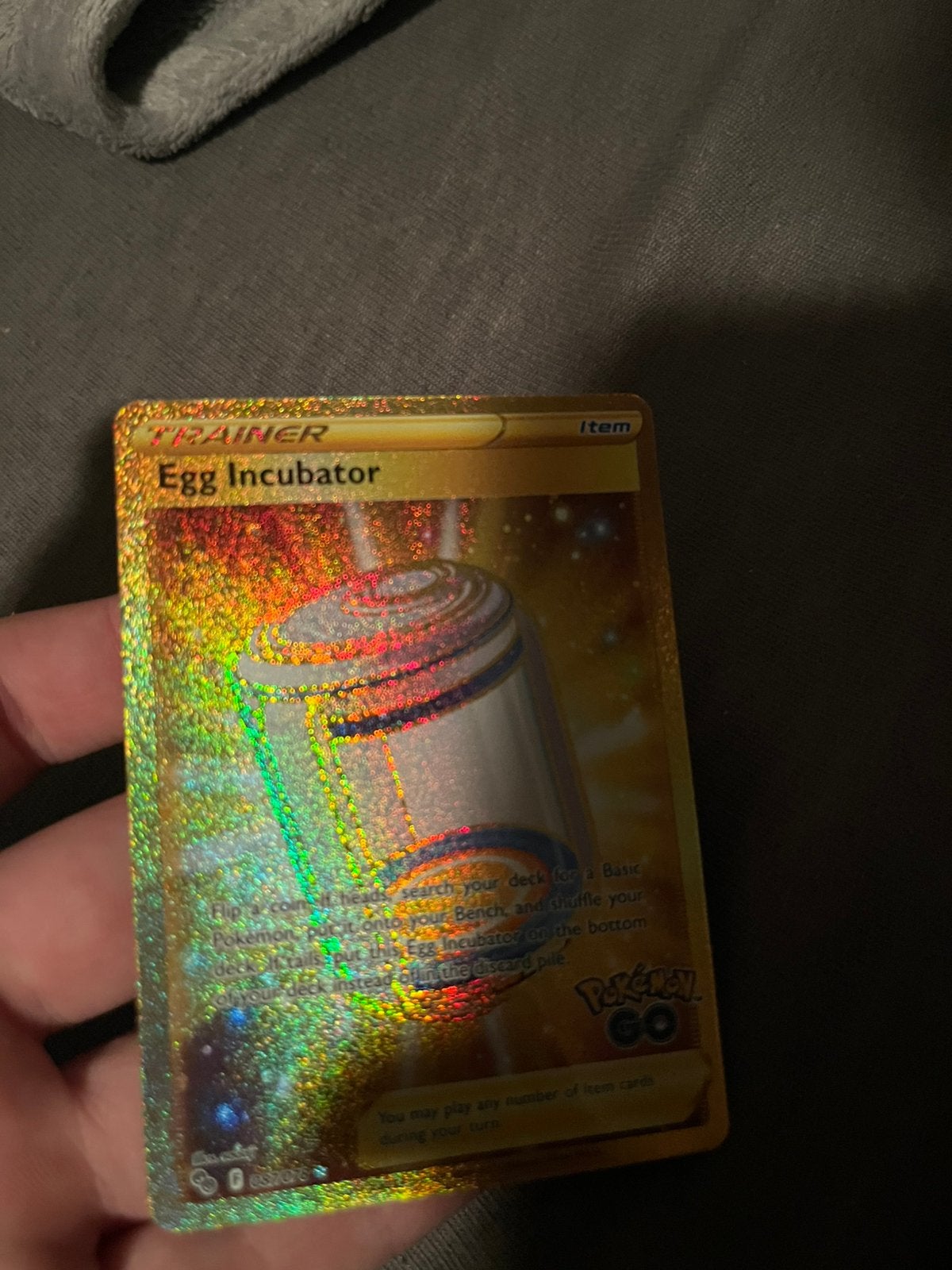 Egg incubator gold trainer card, Ophalen, Zo goed als nieuw
