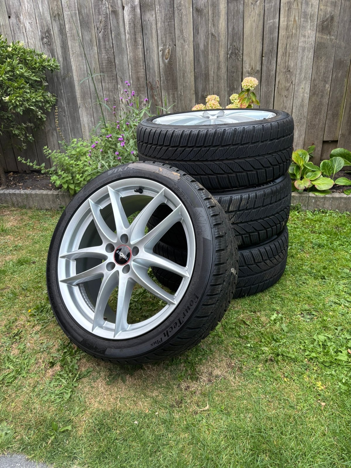 Ronal R46M 18 inch velgen met Viking vierseizoensbanden, 18 inch, Banden en Velgen, Nieuw, Ophalen of Verzenden