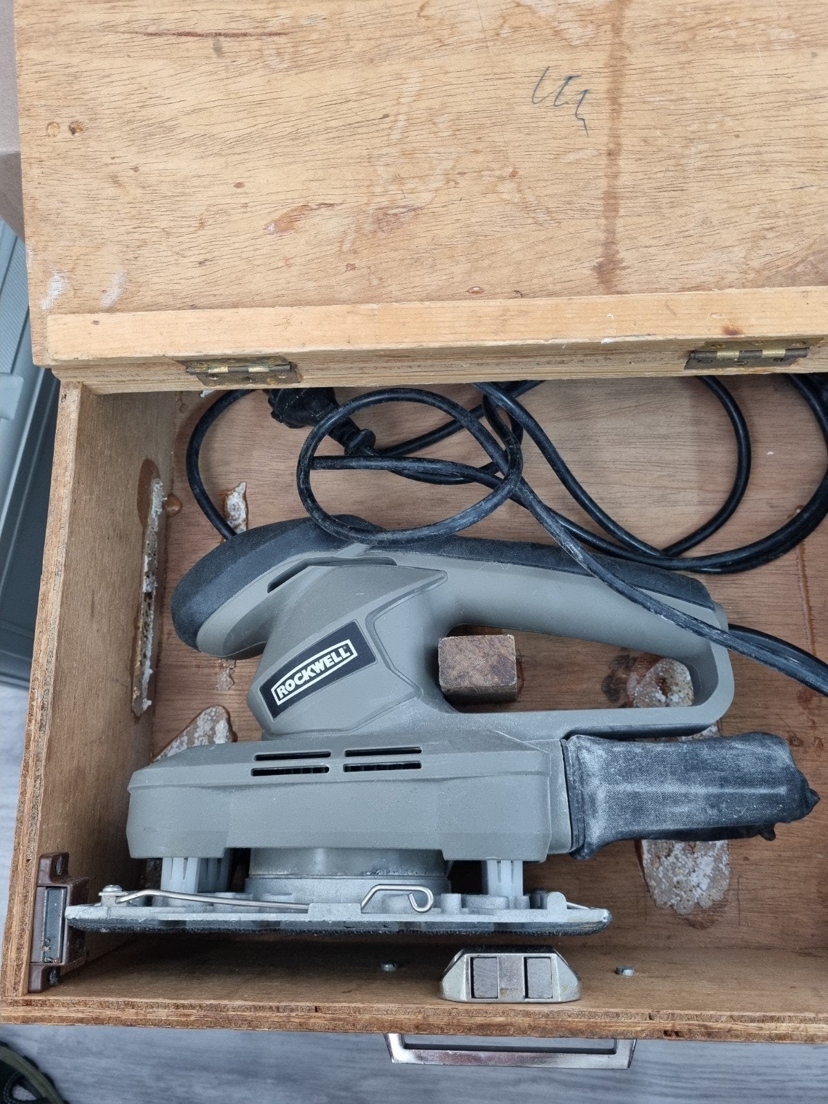 Rockwell schuurmachine., Doe-het-zelf en Verbouw, Ophalen, Minder dan 600 watt, Vlakschuurmachine