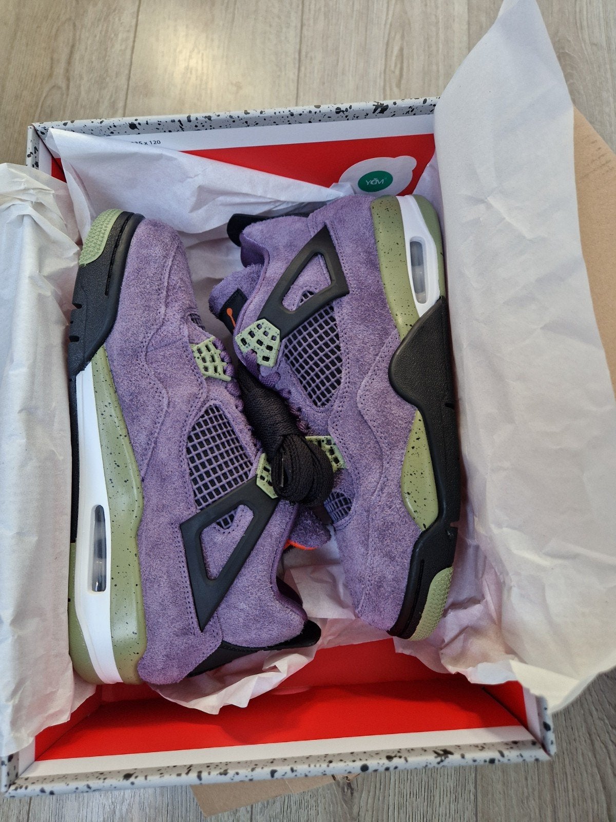 air jordan 4 retro maat 41 9.5 canyon purple nieuw, Nike Air Jordan, Overige kleuren, Nieuw, Ophalen of Verzenden