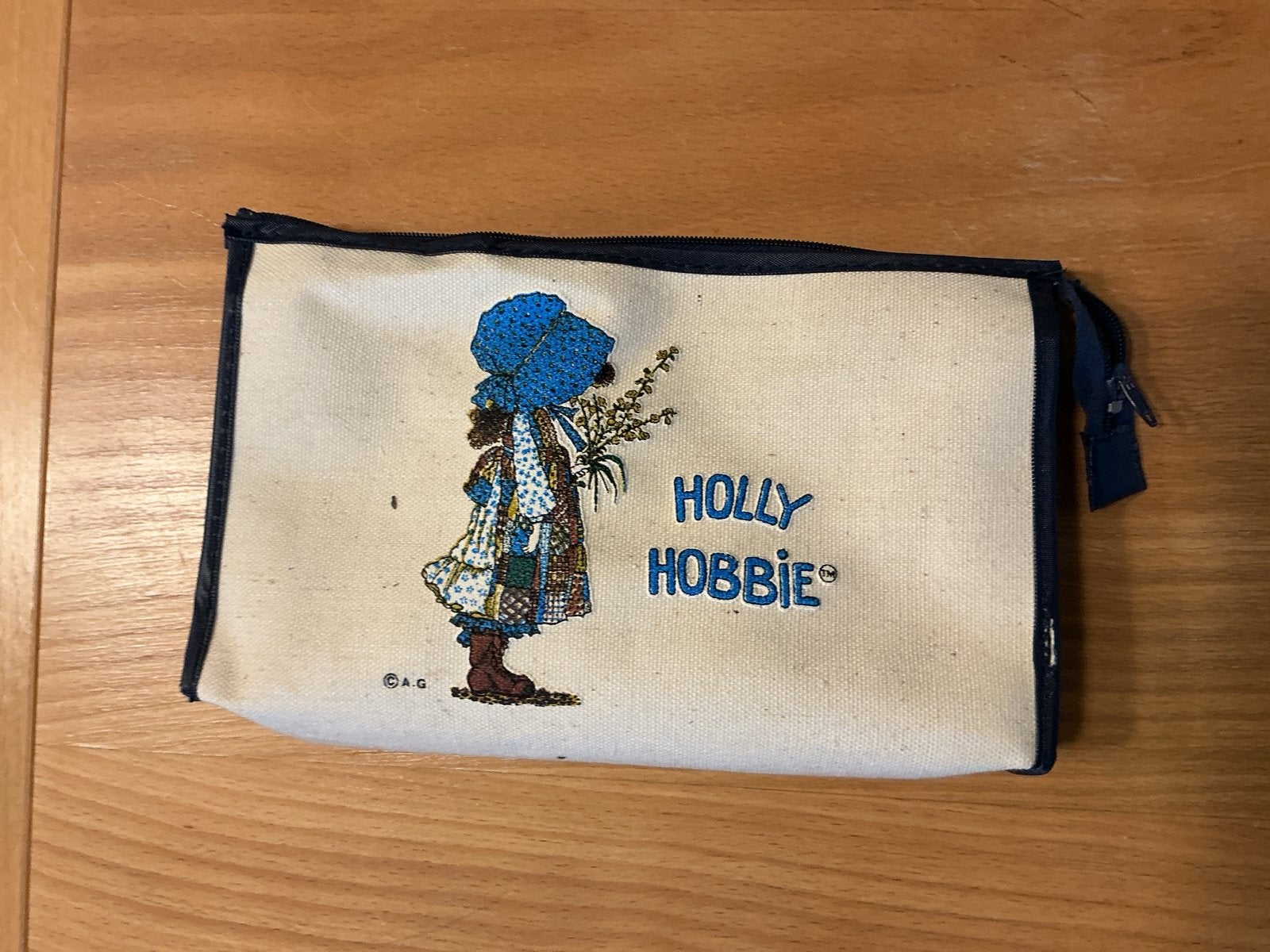 Vintage Holly Hobbie etui/pennenzak, Ophalen of Verzenden, Zo goed als nieuw