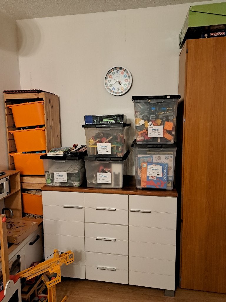 TROFAST kast met bakken Speelgoedkast IKEA, Ophalen, Gebruikt, 75 tot 100 cm, Minder dan 50 cm