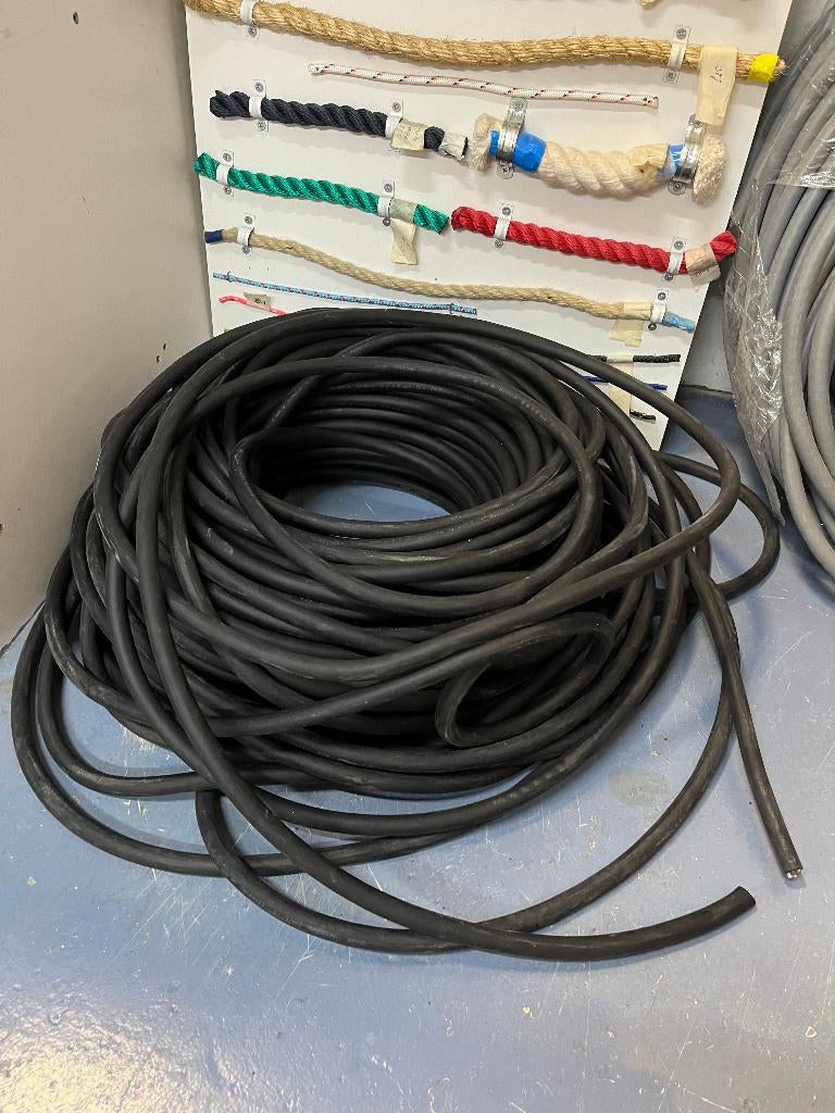Neopreen kabel - 5x2,5 - Rubber zwart (Per Meter), Ophalen of Verzenden, Nieuw