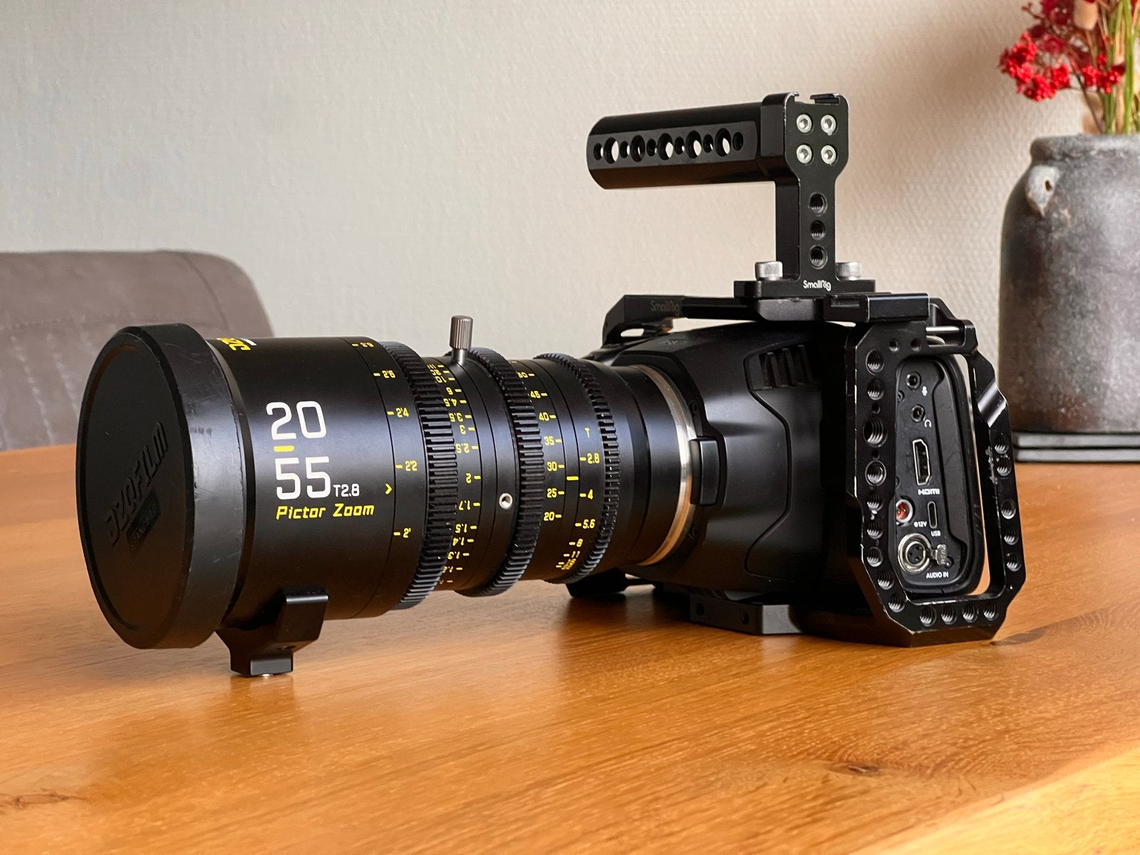 Blackmagic 6K met Cage en DZO Pictor Zoom, Gebruikt, -, Blackmagic, -
