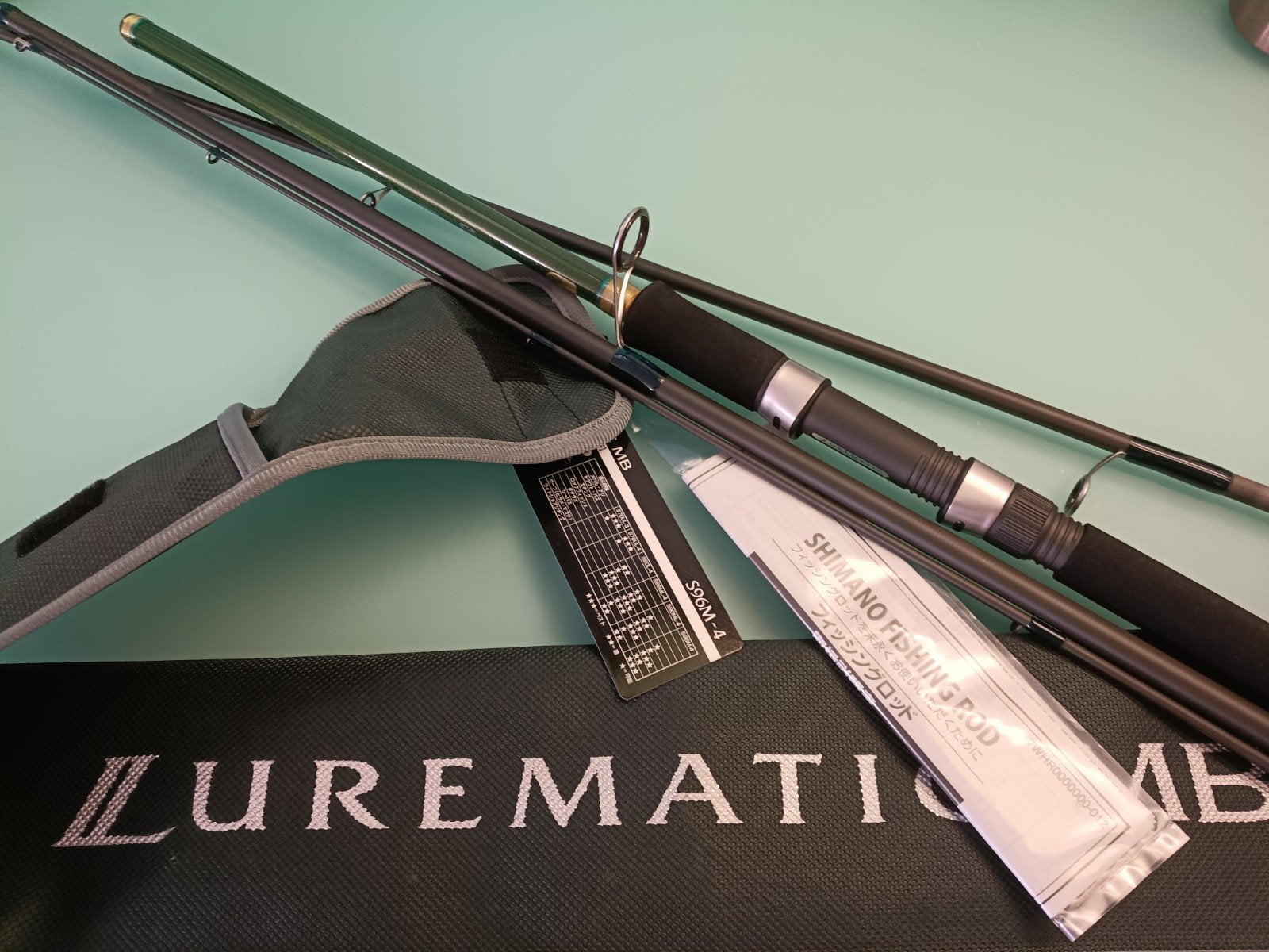 Shimano Japan reishengel (4-delig) voor zeebaars (2,9m), Ophalen of Verzenden, Nieuw, Werphengel