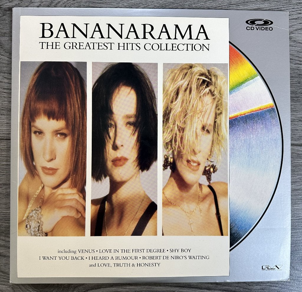 Bananarama - The Greatest Hits Collection (NTSC LaserDisc), Alle leeftijden, Ophalen of Verzenden, Gebruikt, Muziekvideo's