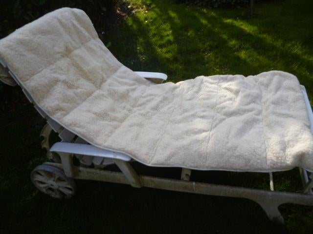 wollen zomer onderdeken 200x 75 cm  Texel-lent 1pers zgan, Huis en Inrichting, Slaapkamer | Beddengoed, Eenpersoons, Wit, Ophalen of Verzenden