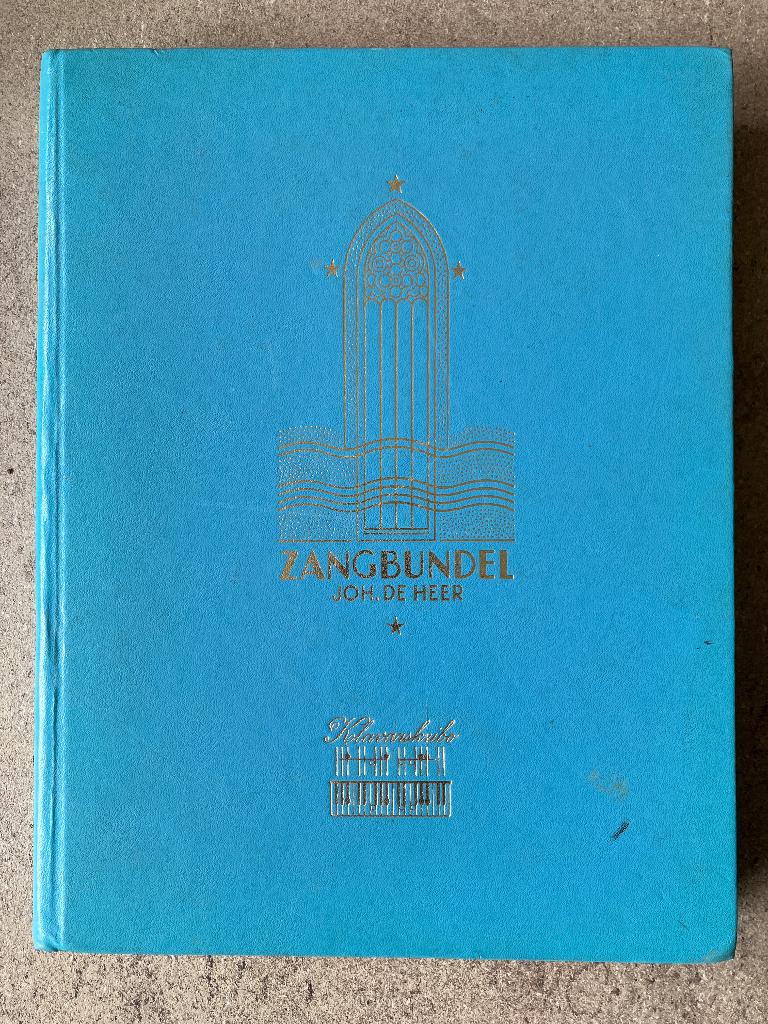 Zangbundel Joh. de Heer Klavarskribo, Muziek en Instrumenten, Bladmuziek, Orgel, Gebruikt, Ophalen of Verzenden, Religie en Gospel