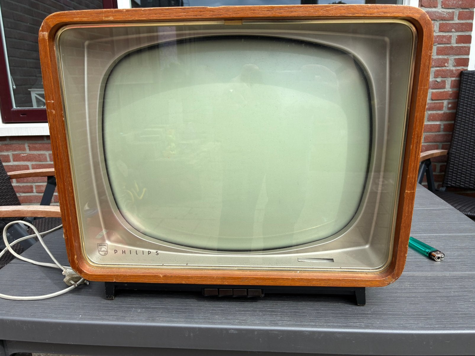 Vintage Philips TV 17TX291A/07 - Werking onbekend, Ophalen
