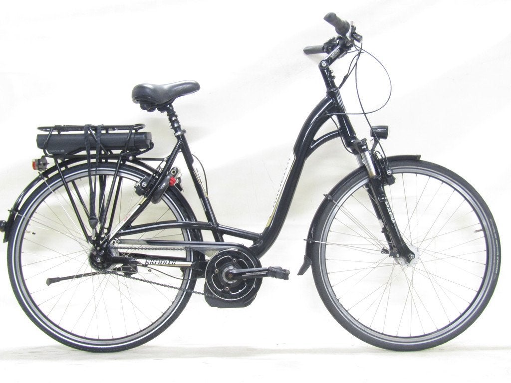 Kreidler Eco zwart dames 55cm 28inch, Fietsen en Brommers, Elektrische fietsen, 55 tot 59 cm, Gebruikt, Overige merken
