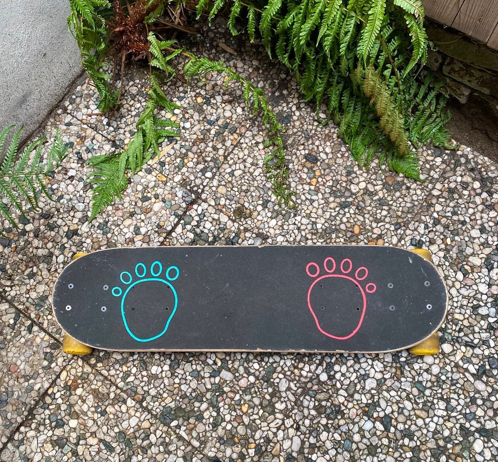 Skateboard met verstelbare wielen - Decathlon Oxelo, Ophalen, Gebruikt, Skateboard