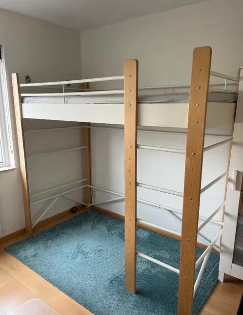 Eenpersoons Ikea Hoogslaper (moet snel weg!), Ophalen, Gebruikt, Eenpersoons, 160 tot 180 cm