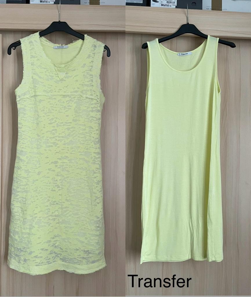 2 jurkjes geel transfer jurk 2in1 onderjurk 38 M, Kleding | Dames, Maat 38/40 (M), Geel, Ophalen of Verzenden, Gedragen