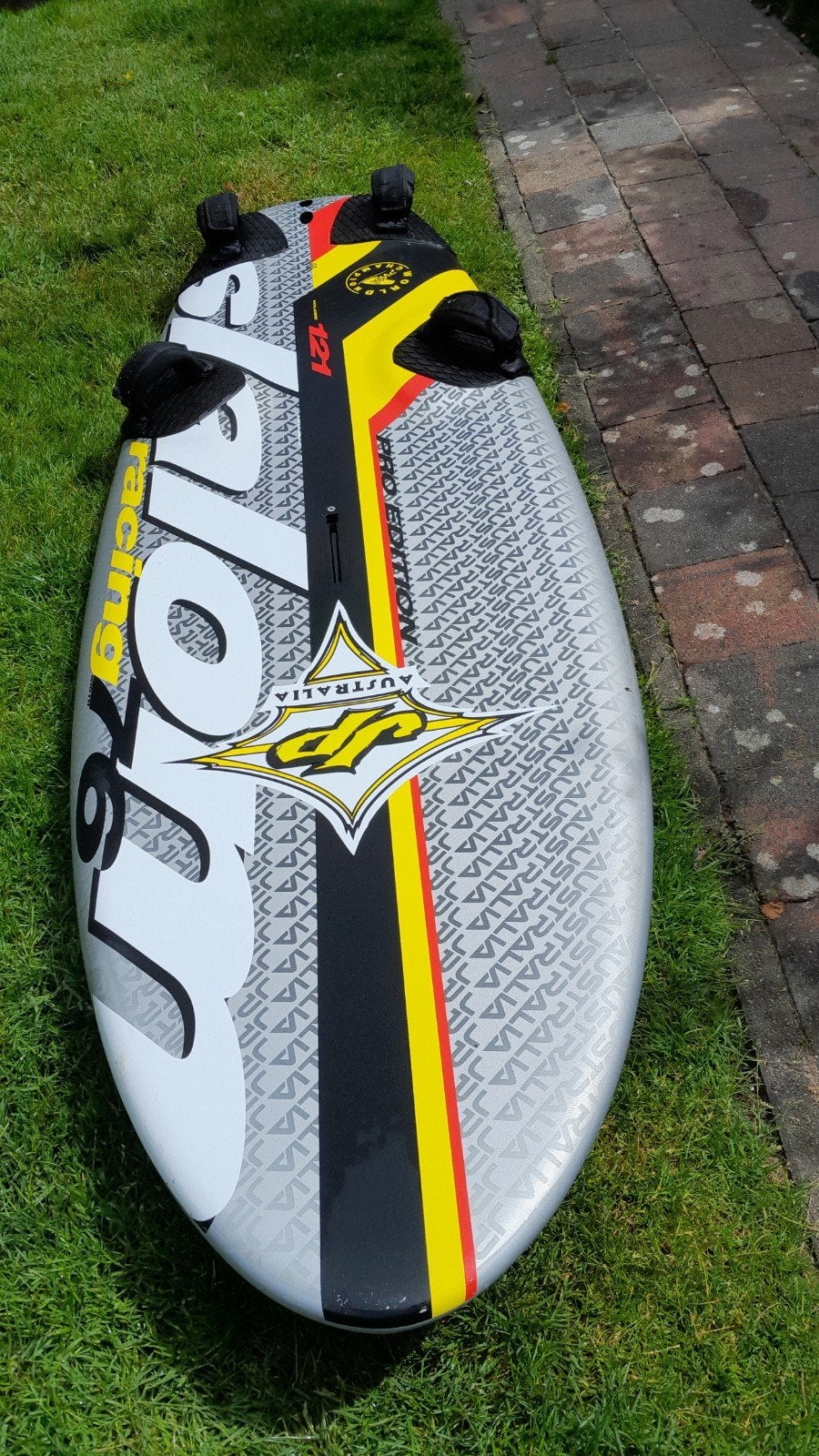 JP Slalom Windsurfplank 2012 Model 76 met 42 cm vin, Watersport en Boten, Windsurfen, Gebruikt, Plank, Ophalen