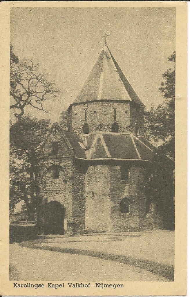 Karolingse Kapel Valkhof Nijmegen., Ophalen of Verzenden, 1920 tot 1940, Gelderland