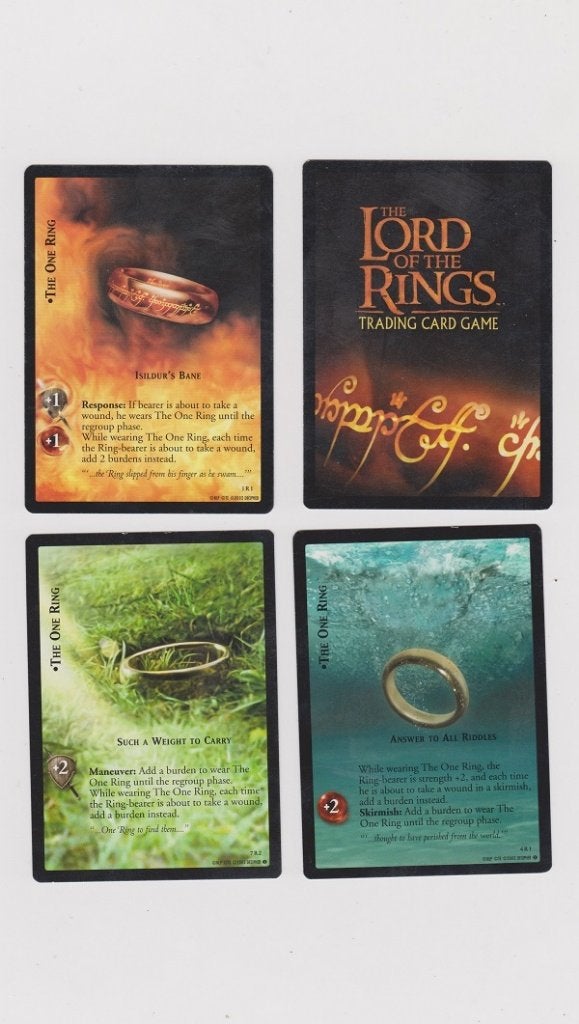 (002) LOTR kaarten van serie 002. Mines of Moria, Verzenden, Zo goed als nieuw, Overige typen