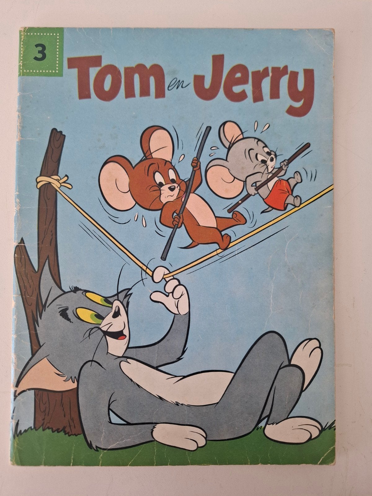 Tom en Jerry stripboek nr. 3 uit 1960, Boeken, Stripboeken, Eén stripboek, Ophalen of Verzenden, Gelezen