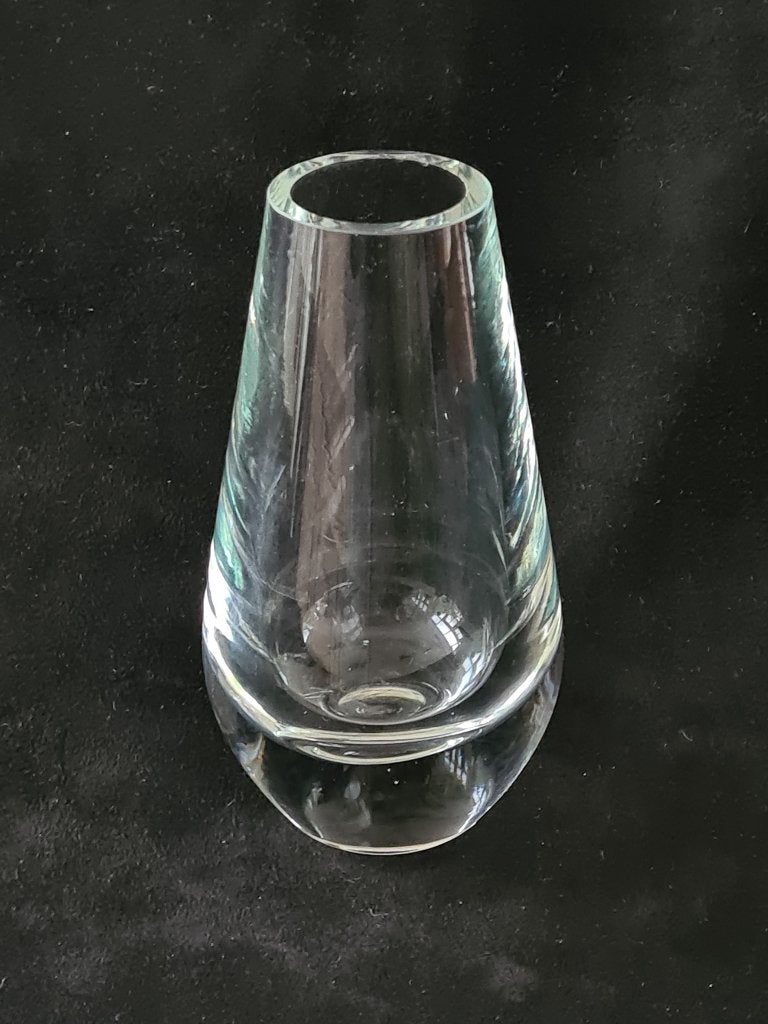 Vaasje glasfabriek Leerdam .Ontwerper Copier., Antiek en Kunst, Antiek | Glas en Kristal, Ophalen of Verzenden