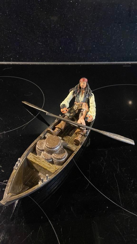 Disney Verzamelwaar: Jack sparrow in sloep, Ophalen of Verzenden