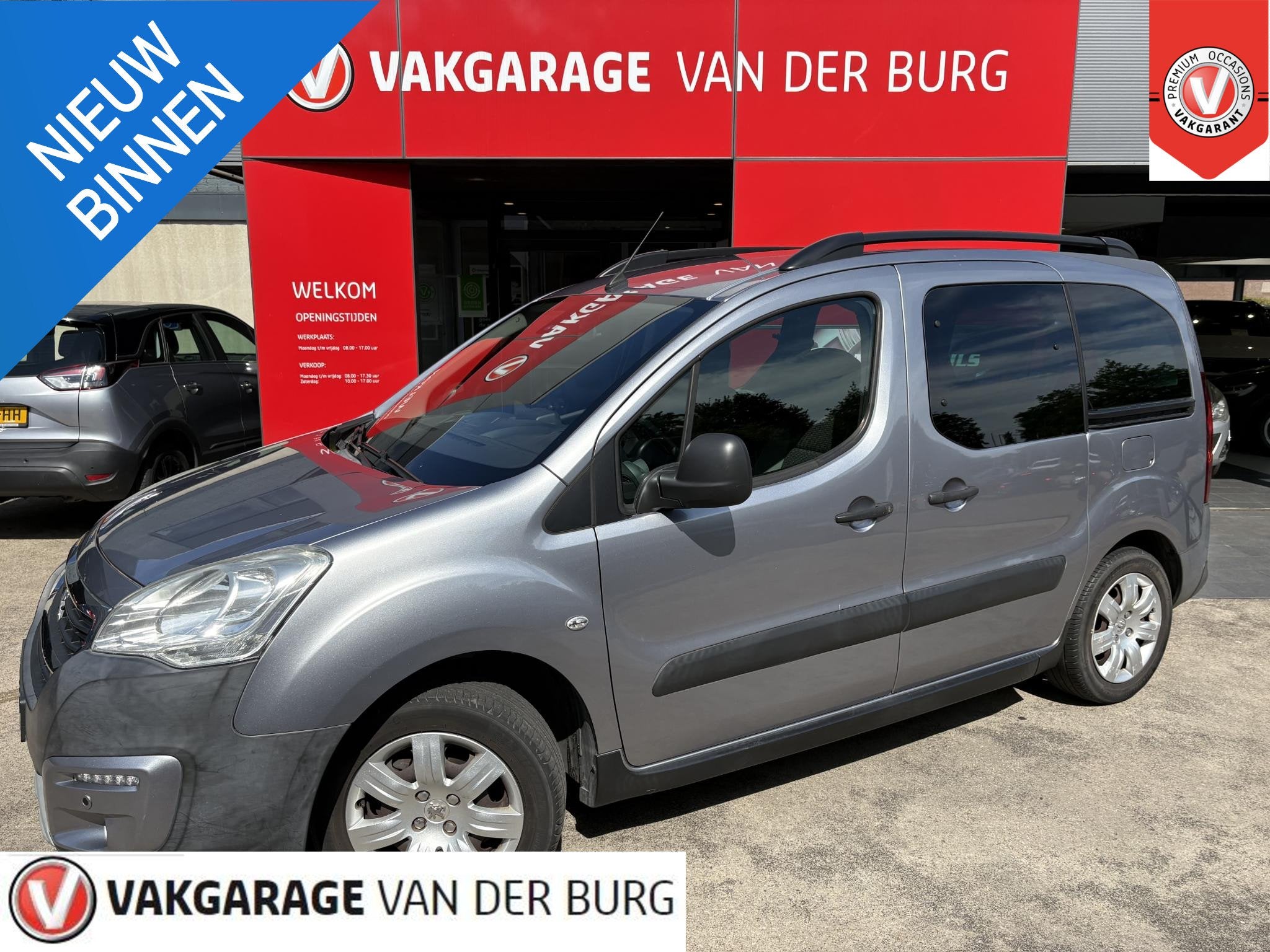 Peugeot Partner Tepee 1.2 PureTech Active Rijklaar incl. gar, Auto's, Peugeot, Voorwielaandrijving, 12 maanden, Stof, Gebruikt