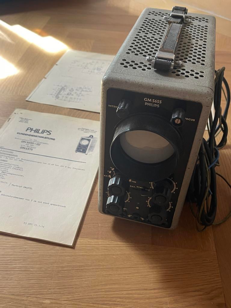 Philips GM 5655 Oscilloscoop - Vintage Meetinstrument, Ophalen