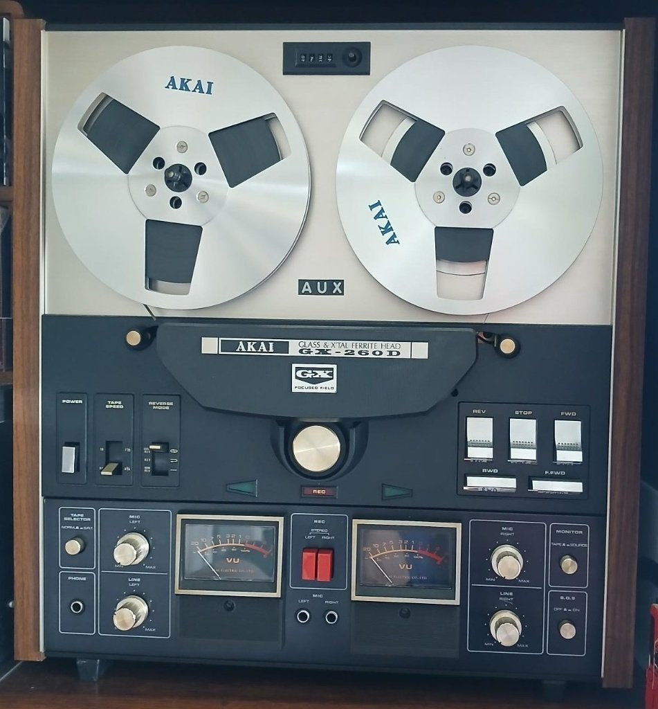AKAI GX 260d - nieuwstaat, Ophalen, Bandrecorder, Met stofkap