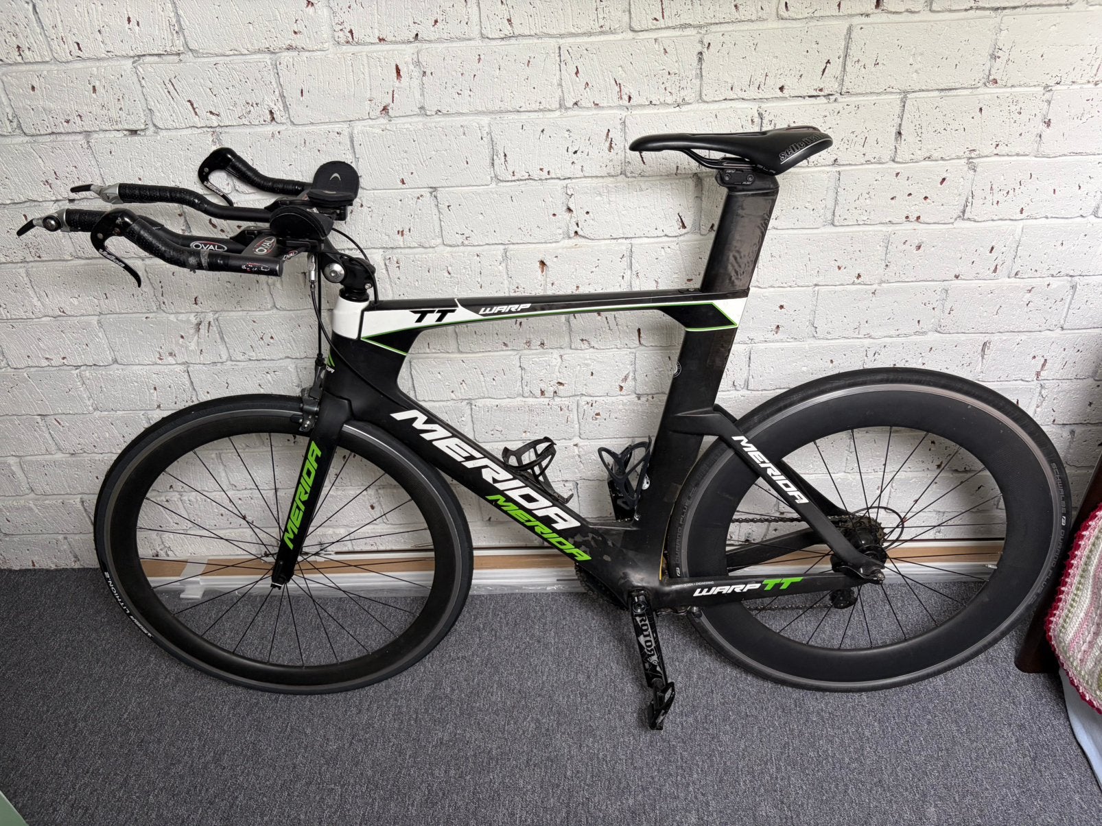 Merida warp TT 2015, Gebruikt, Carbon, 57 tot 61 cm, Meer dan 20 versnellingen