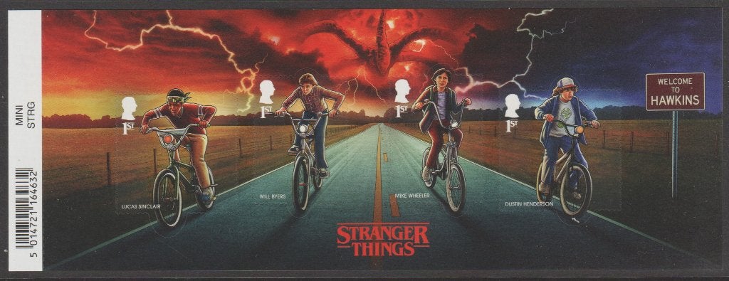 Engeland blok Stranger Things (2026)., Verzenden, Postfris