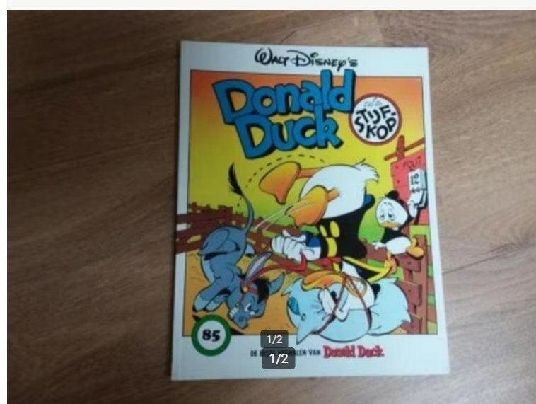 Donald Duck, ''Als stijfkop'', nummer 85, Eén stripboek, Ophalen of Verzenden, Zo goed als nieuw