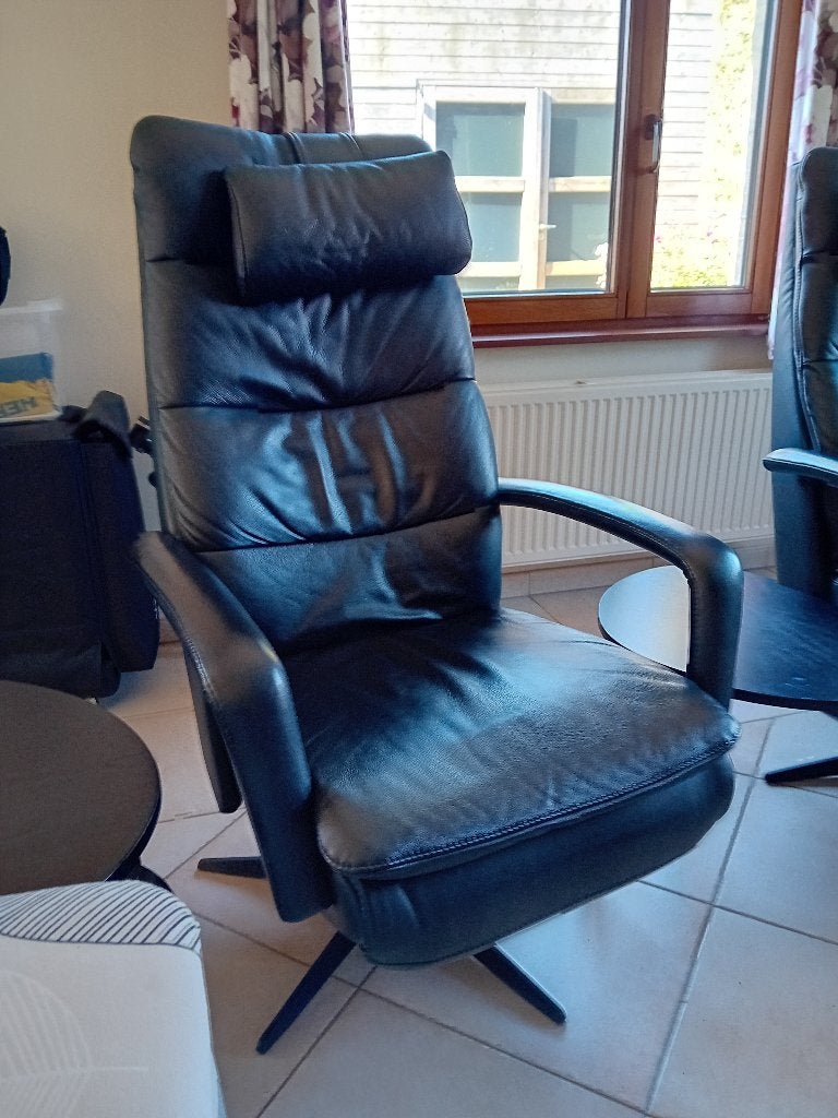 Relaxzetel Ergodesign soft - 3 motoren, Ophalen, Gebruikt, Stijlvol, Leer