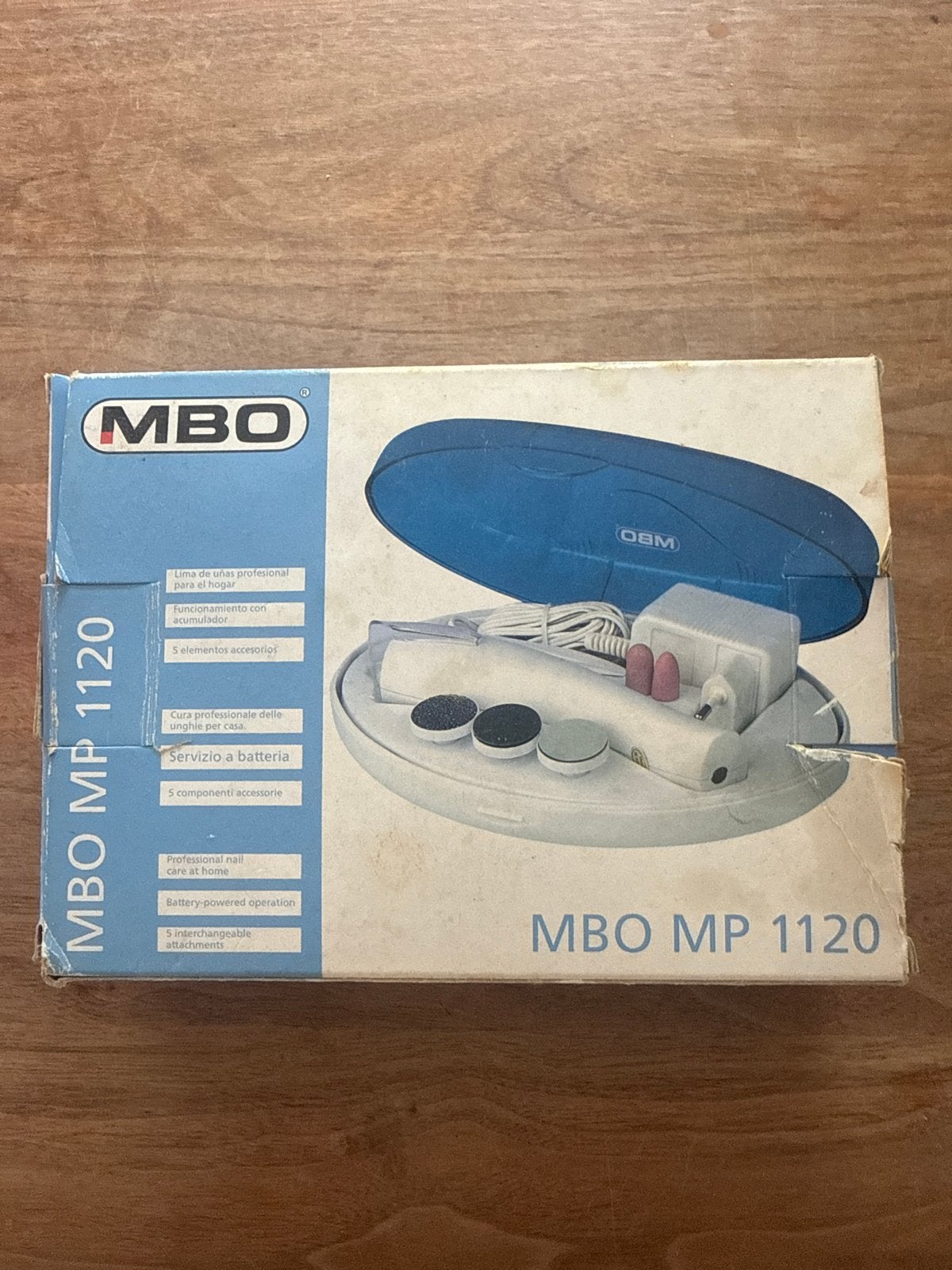 MBO MP 1120 Professionele Nagelverzorgingsset, Ophalen of Verzenden, Zo goed als nieuw, Overige typen