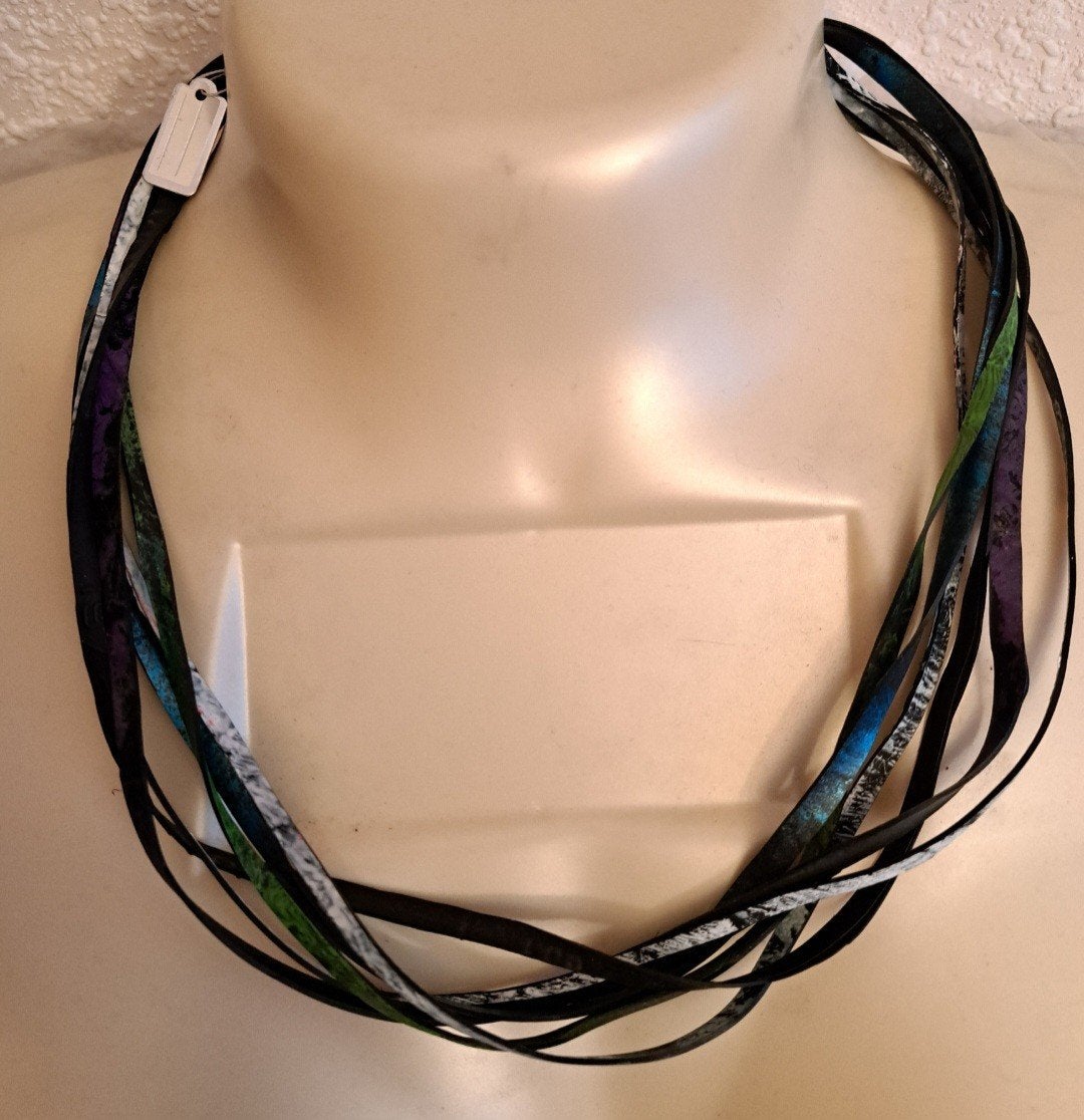 Rubber fietsband ketting speels, Sieraden, Tassen en Uiterlijk, Ophalen of Verzenden, Nieuw, Overige materialen