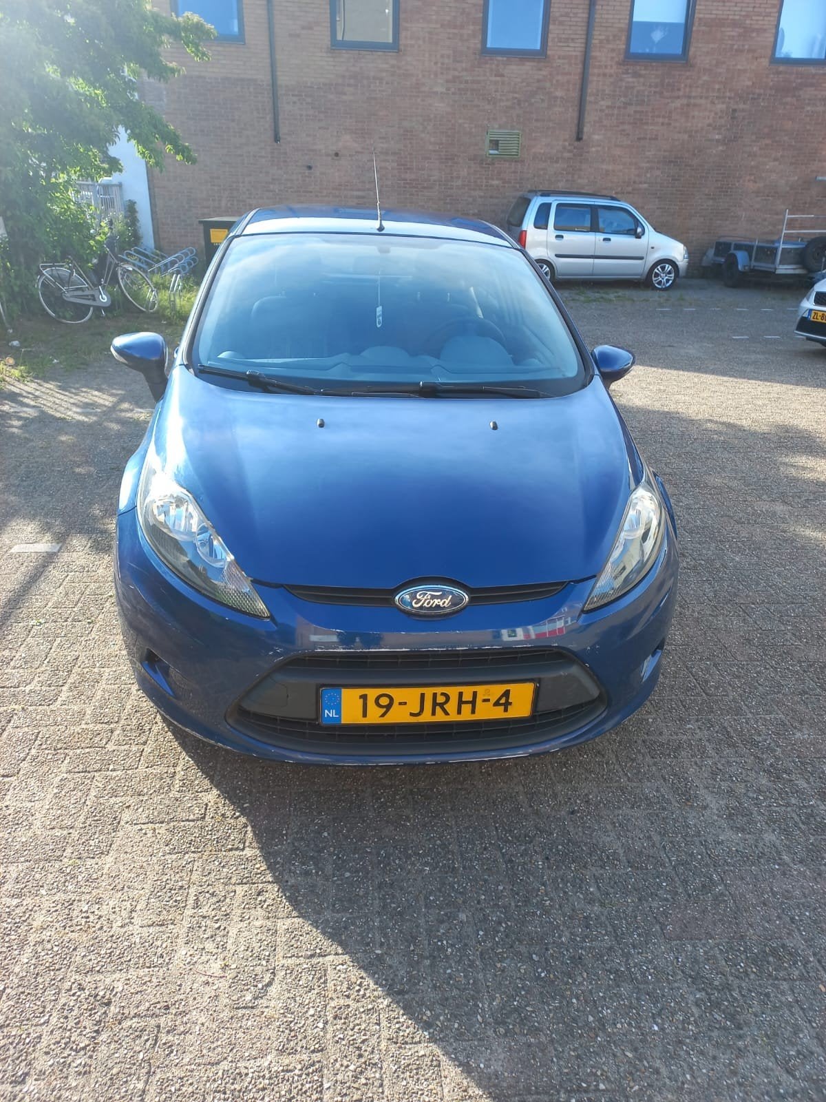 Ford Fiësta 1.25 44KW 5DR 2009 Blauw. FLINKE GEBR SPOREN, Auto's, Voorwielaandrijving, Stof, 40 €/maand, 1242 cc