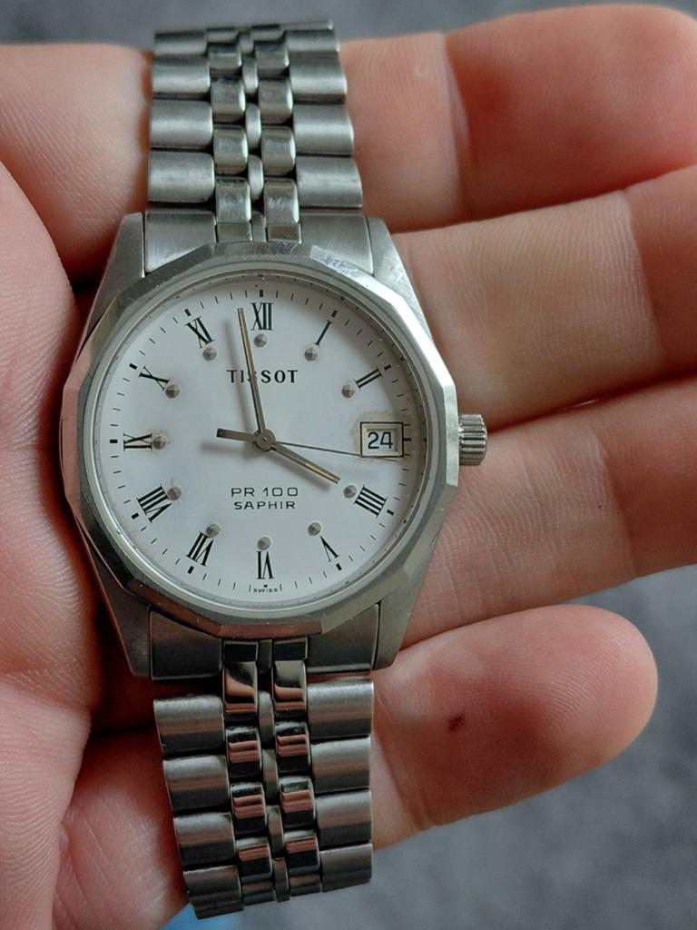 Tissot PR100 Saphir - Roestvrij Staal, Staal, Met bandje, Tissot, Polshorloge