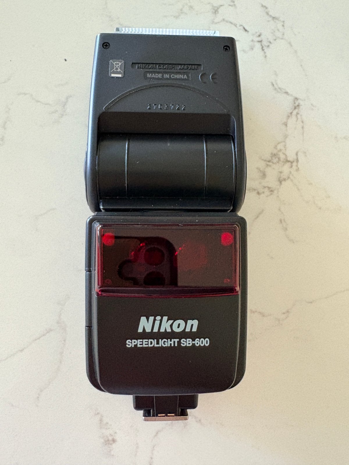 Nikon autofocus flitser Speedlight SB-600, Ophalen, Zo goed als nieuw, Nikon, Kantelbaar