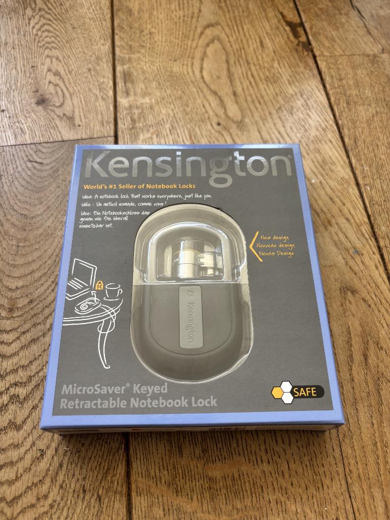 Kensington Microsaver Keyed Retractable Laptopslot, Ophalen of Verzenden, Nieuw