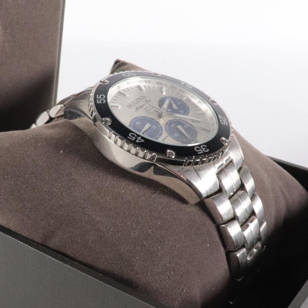 Bulova 98B423 Marine Star Chronograph Horloge - Nette staat, Flex Ltd., Gebruikt, https://flex.com/contact-us, Nobelstraat 10, 5807 GA Oostrum LB, Limburg, Nederland