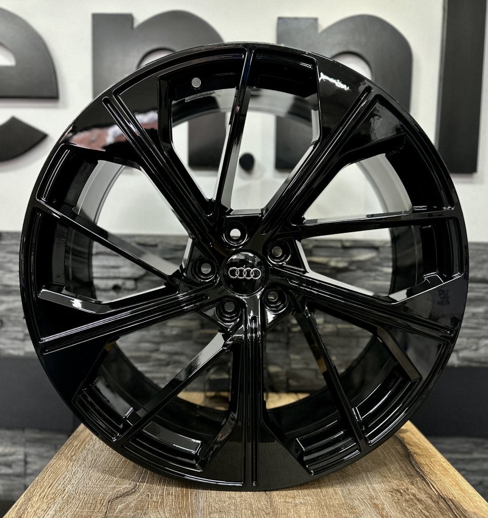 Audi Q5 SQ5 style 21 inch black polished nieuw!, Auto-onderdelen, Banden en Velgen, Niet ingevuld, 18 inch, Velg(en), Niet ingevuld
