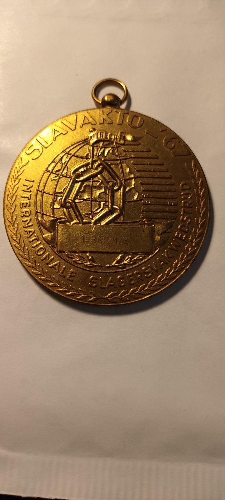 Slavarto '67 Medaille - L.A.N. Oudmayer Rotterdam, Ophalen of Verzenden, Brons, Nederland