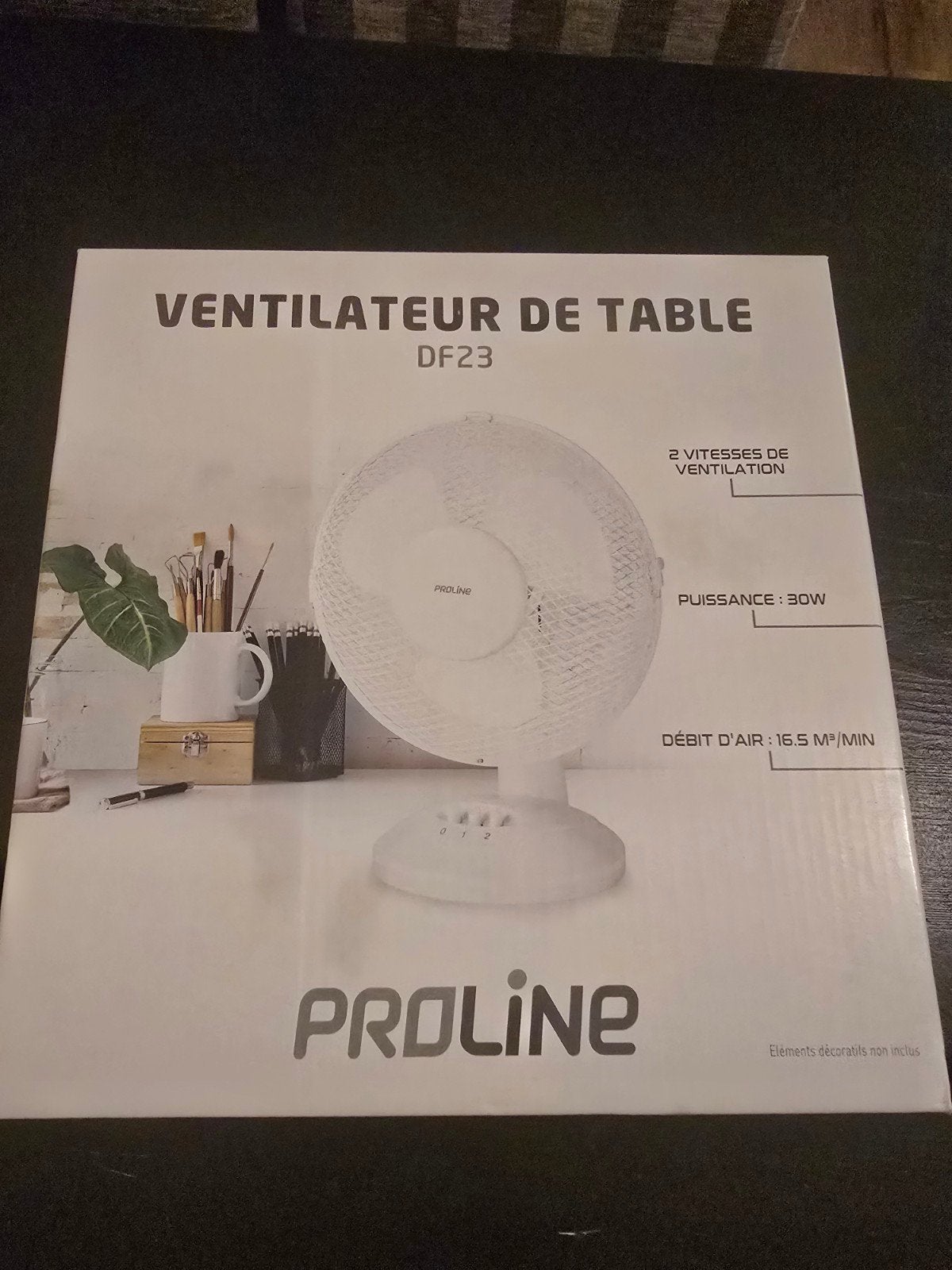 Nieuwe PROLINE DF23 tafelventilator - ongeopend in doos, Ophalen of Verzenden