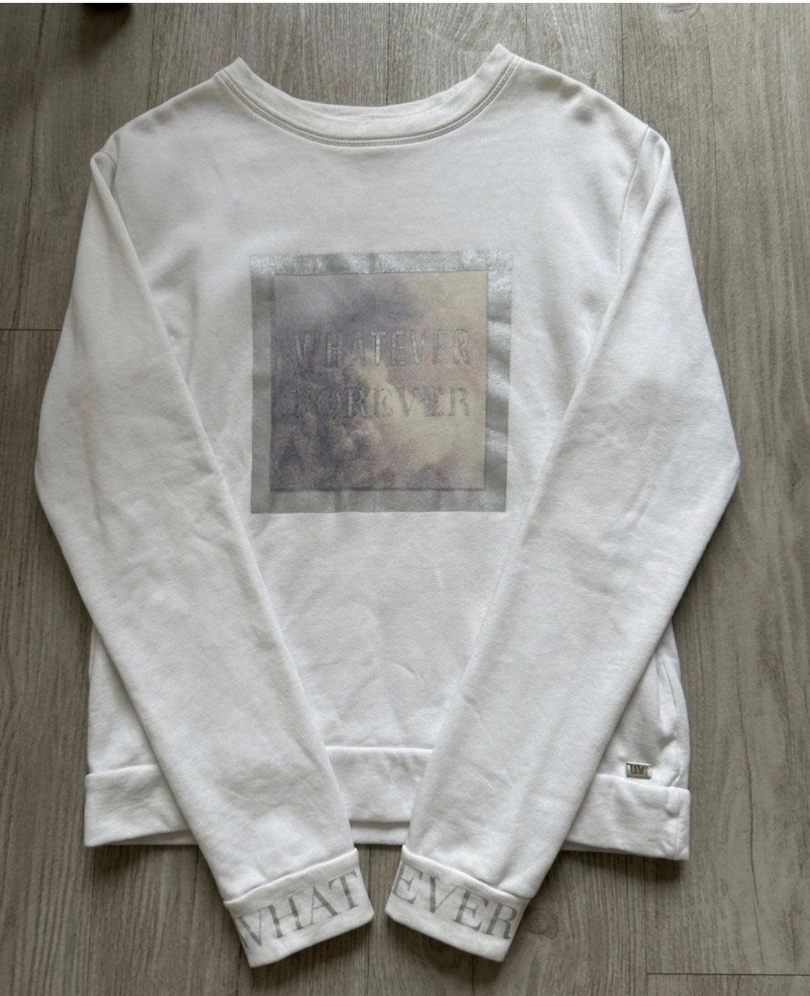 Josh V sweater wit met 'Whatever Forever' opdruk, Ophalen of Verzenden, Zo goed als nieuw, Maat 36 (S), Wit