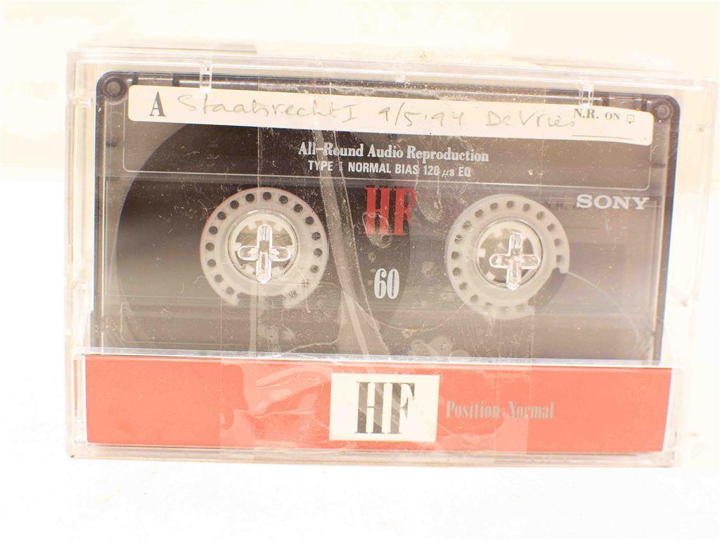 4 Sony cassettbandjes 38215, Ophalen of Verzenden, Gebruikt, Overige genres, 1 bandje