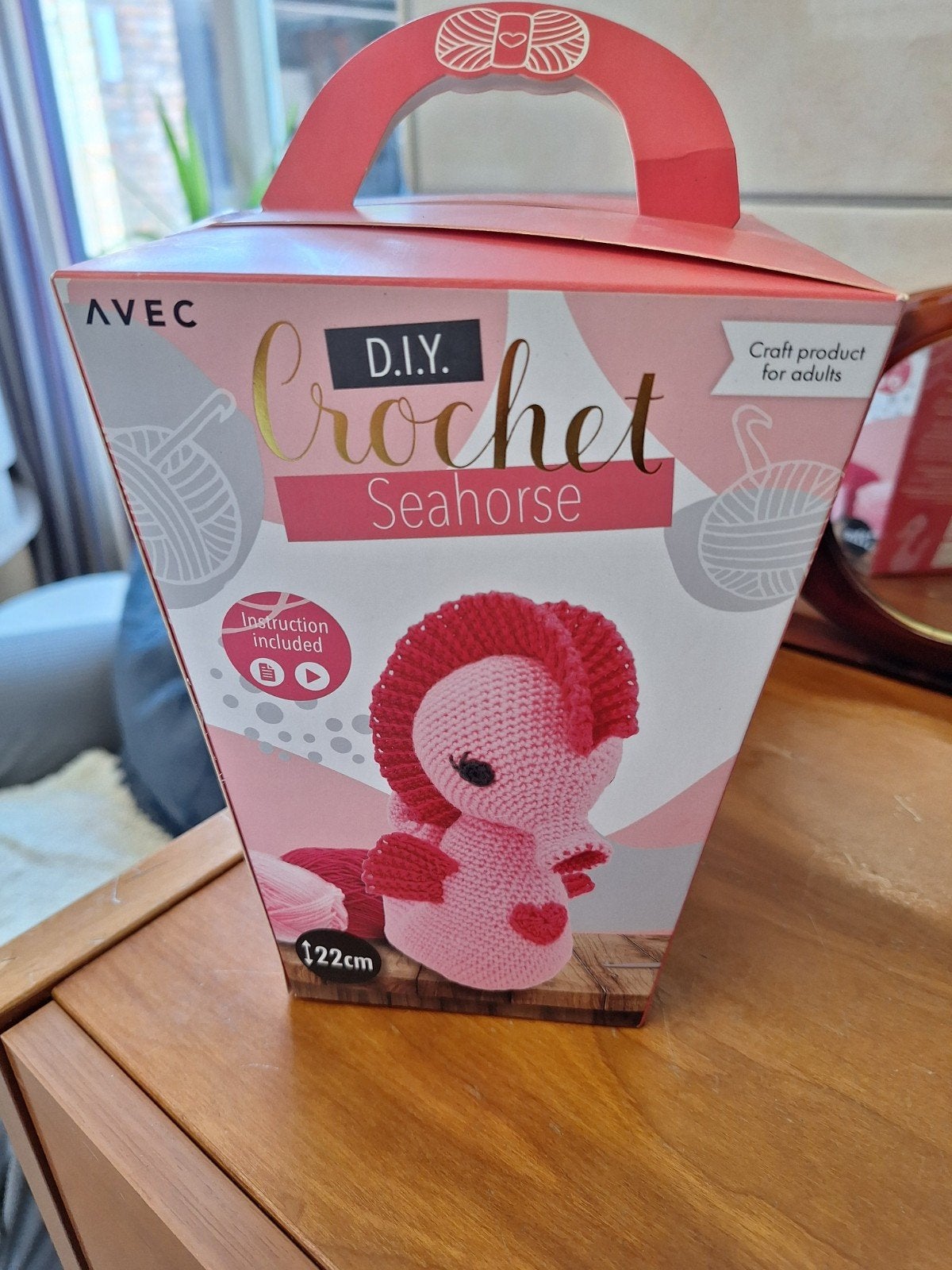 DIY Haakpakket Zeepaardje - Nieuw in doos, Hobby en Vrije tijd, Ophalen of Verzenden, Nieuw, Haken, Overige typen