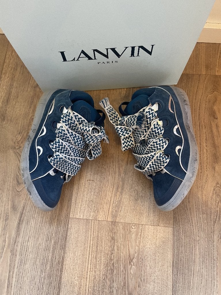 Lanvin club maat 44, Kleding | Heren, Schoenen, Lanvin, Blauw, Ophalen of Verzenden, Sneakers of Gympen