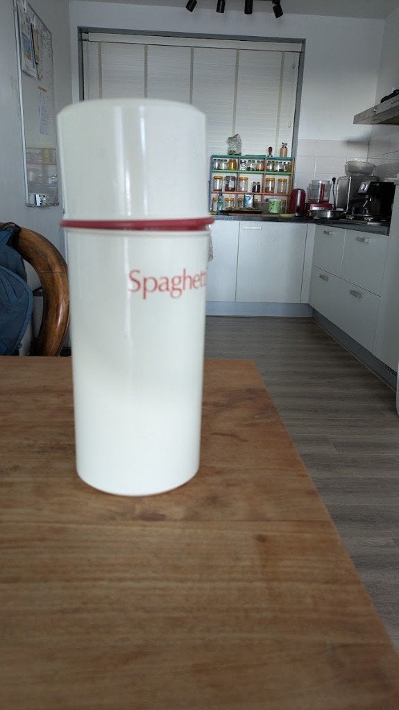 Houd je spaghetti vers met de Coppia Spaghettibus, Kunststof, Ophalen of Verzenden, Zo goed als nieuw, Voorraadpot