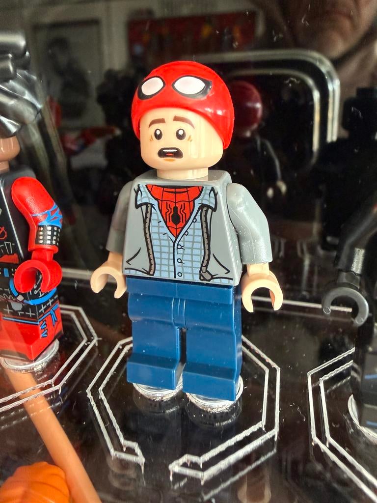 Lego Peter Parker wearing a Spider-Man cap *sh582 near mint, Inclusief minifiguren, Marvel, Lego, Ophalen of Verzenden