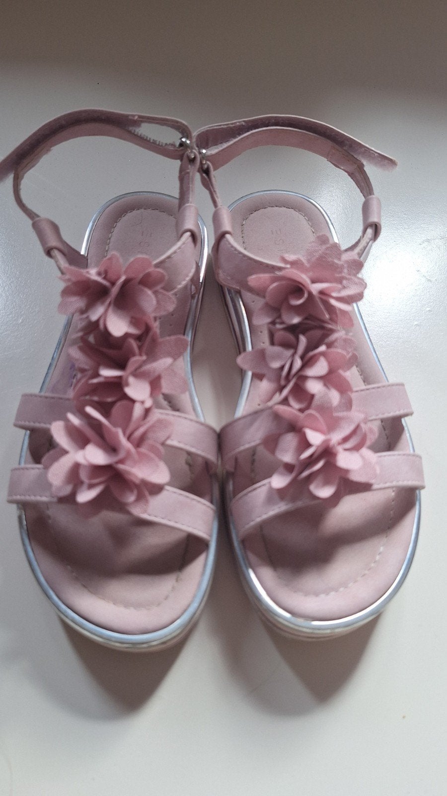 Esprit sandalen maat 33 met bloemen, Ophalen, Gebruikt, Meisje, Schoenen