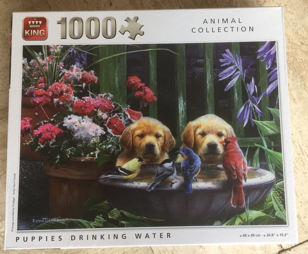 Puzzel van 1000 stukjes in doos, Ophalen, 500 t/m 1500 stukjes, Zo goed als nieuw, Legpuzzel