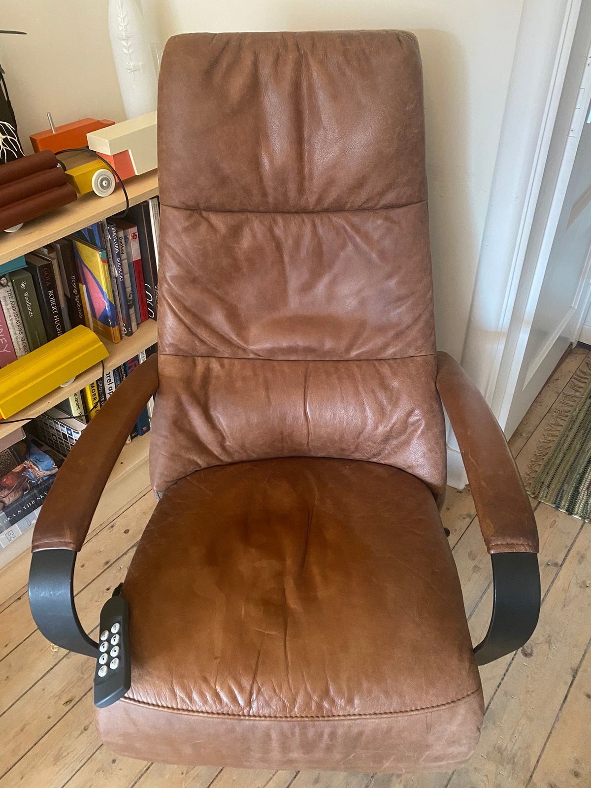 Sta-op relax stoel van Prominent. Leer., Ophalen, Gebruikt, Minder dan 75 cm, Leer